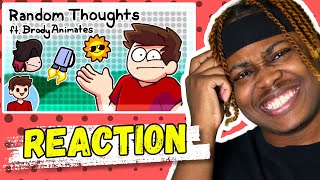 quotLASER BEAMSquot Reacting to My Random Thoughts Ft BrodyAnimates  ThatGuyJohn [upl. by Namra]