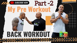 PART 2 Alpino Peanut Butter Best Pre Workout  Back Workout Mukesh guru ji [upl. by Bowra663]