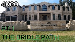 THE BRIDLE PATH  Millionaires Row MultimillionDollar Mansions   TORONTO  SPRING 2024  Gopro [upl. by Arrahs]