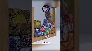 TETRIS BATIK shorts tetris blender batik indonesia satisfying relaxing テトリス тетрис [upl. by Smiga]