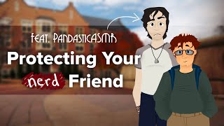 M4A Protecting Your Nerd Friend Werewolf listener Audio Roleplay FeatPandastcASMR [upl. by Annaeiluj353]