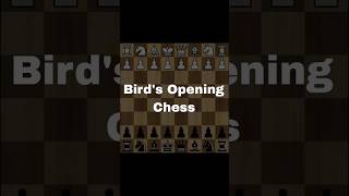 Birds Opening Chess chess chessopenings chessgames shorts [upl. by Eadie]