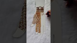 Simple mehndi designs ❤️ mehndi mehndidesign supportme viralvideo viralshort subscribe [upl. by Kenaz]