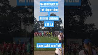 TuS Lipperreihe  Arminia Bielefeld  Einlauf vor dem Spiel  Westfalenpokal 78 nE [upl. by Eceirtal212]