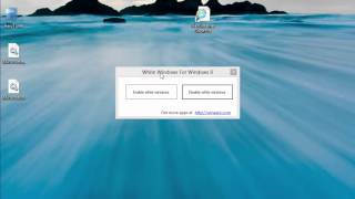 White Windows for Windows 8 [upl. by Notxam]