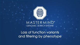 Search Example Loss of function variants and phenotype filtering  Mastermind Genomic Search Engine [upl. by Zenitram902]