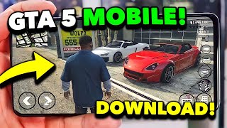 NEW GTA 5 MOBILE GAME  HOW TO DOWNLOAD GTA V MOBILE GAMEPLAY ANDROID  FanMade Game Beta [upl. by Asilak]