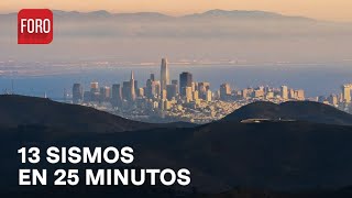 Temblor Hoy 13 sismos en solo 25 minutos en California  Expreso de la Mañana [upl. by Eldwin]