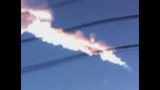 10ton meteor falling over Russia caught on camera [upl. by Nicolai]