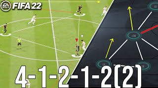 Why 412122 is the BEST META TIKITAKA Formation To Give You More Wins TACTICS  FIFA 22 [upl. by Stanton]