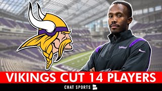 🚨Vikings Cut 14 Players Lewis Cine Trade Next  Minnesota Vikings News [upl. by Ede]