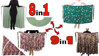 4 of the Best Wrap Skirt Cutting and Sewing ✅ Wear in Amazing Different Styles [upl. by Lubbi]