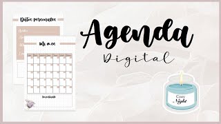 Agenda digital en Word  Ardillas Decoradoras [upl. by Aydidey112]