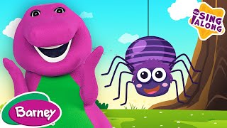 Itsy Bitsy Spider  Animal and Insect Song for Kids  Barney the Dinosaur [upl. by Alaekim]