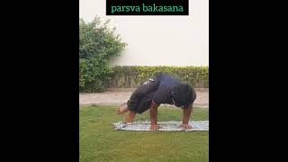 parsva bakasana viralvideo YOGAPOSE fitness shorts [upl. by Annaid]