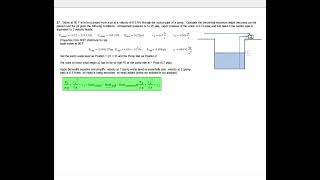 Simple NPSHA calculation [upl. by Ahsikahs]