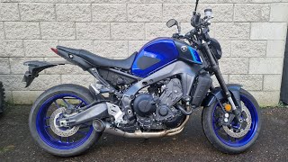 Yamaha Mt09 SC Project exhaust sound check [upl. by Ainigriv]