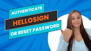 ScoreCEO Tutorial Reset Hellosign account and change password [upl. by Sunev]