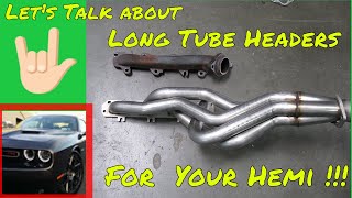 Hemi long Tube Headers for you Hemi lets talk about it [upl. by Ennavoj]