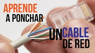 Ponchar Cable de Red UTP  Rj45 Norma Basica para siempre 2022 [upl. by Soloma]