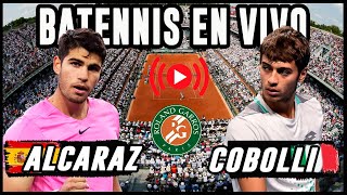 Djokovic vs Kovacevic  Alcaraz vs Cobolli  Roland Garros 2023  EN VIVO [upl. by Nimajeb715]