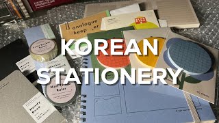 HAUL Korean stationery haul  analogue keeper  green gongjang  아날로그 키퍼 언박싱  문구하울 [upl. by Ytirahs]