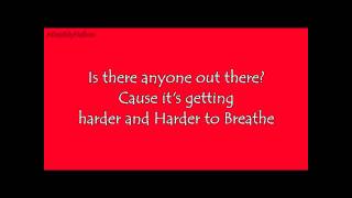 Harder to Breathe  Casey Abrams Lyrics [upl. by Kellsie56]