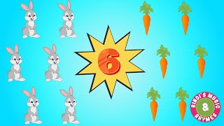 Number 6 Song  Learn Counting  Nursery Rhymes for kids  Bindis Music amp Rhymes [upl. by Andriana582]