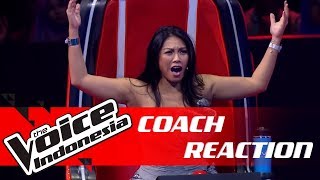 Babak Knockout Yang Bikin Merinding Coaches 👏  COACH REACTION  The Voice Indonesia GTV 2018 [upl. by Africa]