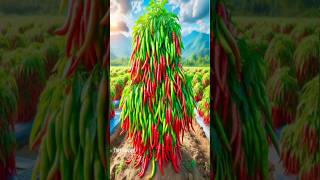 Mirchi Grafted plant 🌱  Mirch ki Grafting kaise karen  Grafted mirchi ki kheti  Tree Grafting [upl. by Palumbo]