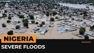 Floods hit northeast Nigeria  Al Jazeera Newsfeed [upl. by Fretwell326]