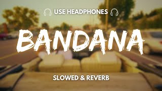 Bandana  Shubh  Slowed amp Reverb   Bandana shubh song slowed amp reverb  8d audio [upl. by Safoelc765]