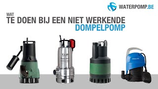 Dompelpomp kantelen  Wat te doen bij een niet werkende dompelpomp [upl. by Iphlgenia131]