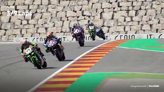 ❗Toprak Razgatlıoğlu Vs Jonathan Rea ❗Race WSBK Aragon Grand Prix AragonWorldSuperbike 24 [upl. by Anaujat]