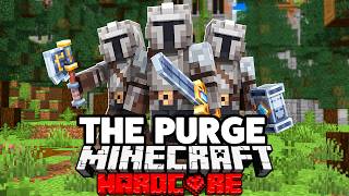 100 Players Simulate a MEDIEVAL PURGE in Minecraft [upl. by Nylloh]