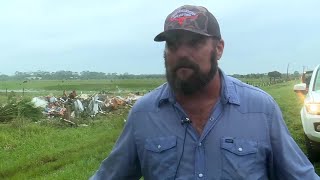 Okeechobee resident remarks on damage before Milton [upl. by Ayoted721]