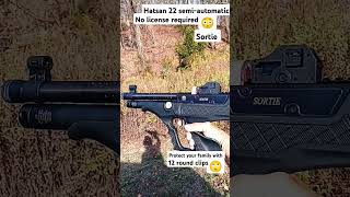 Hatsan Sortie 22 semiautomatic 🙄protect your family with 12 round clips😳 [upl. by Yessak698]