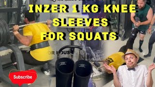 Best professional knee sleeves for powerlifting 🤸‍♂️ Inzer knee sleeves ✅️ Costliest knee sleeves😅 [upl. by Adnicaj]