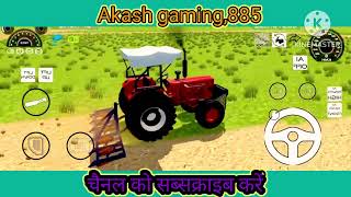 Mahindra 475 Di with Customer  Mahindra Tractor  Aakash gaming 885 trending [upl. by Keverian]