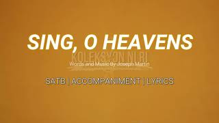 Sing O Heavens  SATB  Piano [upl. by Gutow]