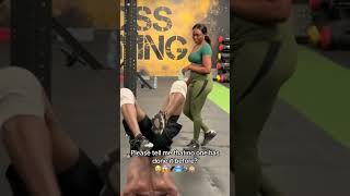 Was this girl scared 😱 prank gym fitness short [upl. by Hirz]