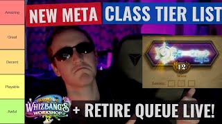 Retire Queue Is LIVE Update and Meta Review Balance Tier List  Hearthstone Arena Whizbang [upl. by Notsuh]