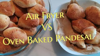 AIR FRYER VS OVEN BAKED PANDESAL  WHAT IS THE DIFFERENCE  Jeonis Kitchen [upl. by Urson]