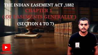 EASEMENTS GENERALLY PROFIT A PRENDRE CHAPTER 1 SECTION 4 to 7 INDIAN EASEMENT ACT1882 [upl. by Carlota]