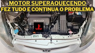 Honda Fit 2005  Motor c Superaquecimento Trocou Tudo e o Problema Continua O Que Pode Ser 😰 [upl. by Allsopp]