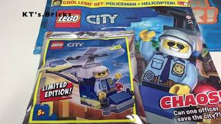 Lego City Magazine Issue 35  Police Helicopter Build [upl. by Jahdol]