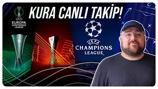 Şampiyonlar Ligi Uefa Avrupa Ligi Konferans Ligi KURA ÇEKİM YAYINI [upl. by Bopp]