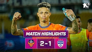 Match Highlights  FC Goa 21 Bengaluru FC  MW 19  ISL 202324 [upl. by Sheridan]