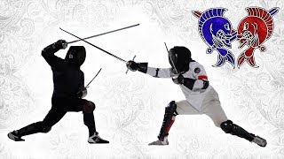 HEMA  SPECTACULAR Rapier and Dagger Sparring Swordfish 2018 [upl. by Alleynad]