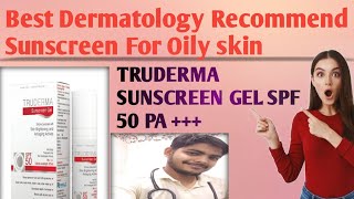 TRUDERMA SUNSCREEN GEL SPF 50 PAHow use DirectionsSide effects combination Skin shorts [upl. by Elke]